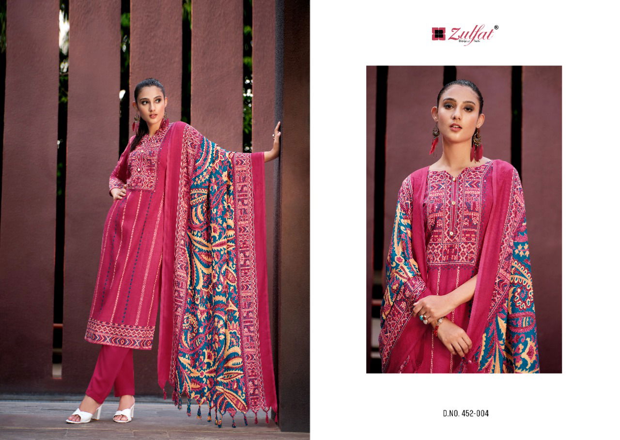 Zulfat Inteha Fancy Festive Wear Wholesale Ready Made Suit Collection
